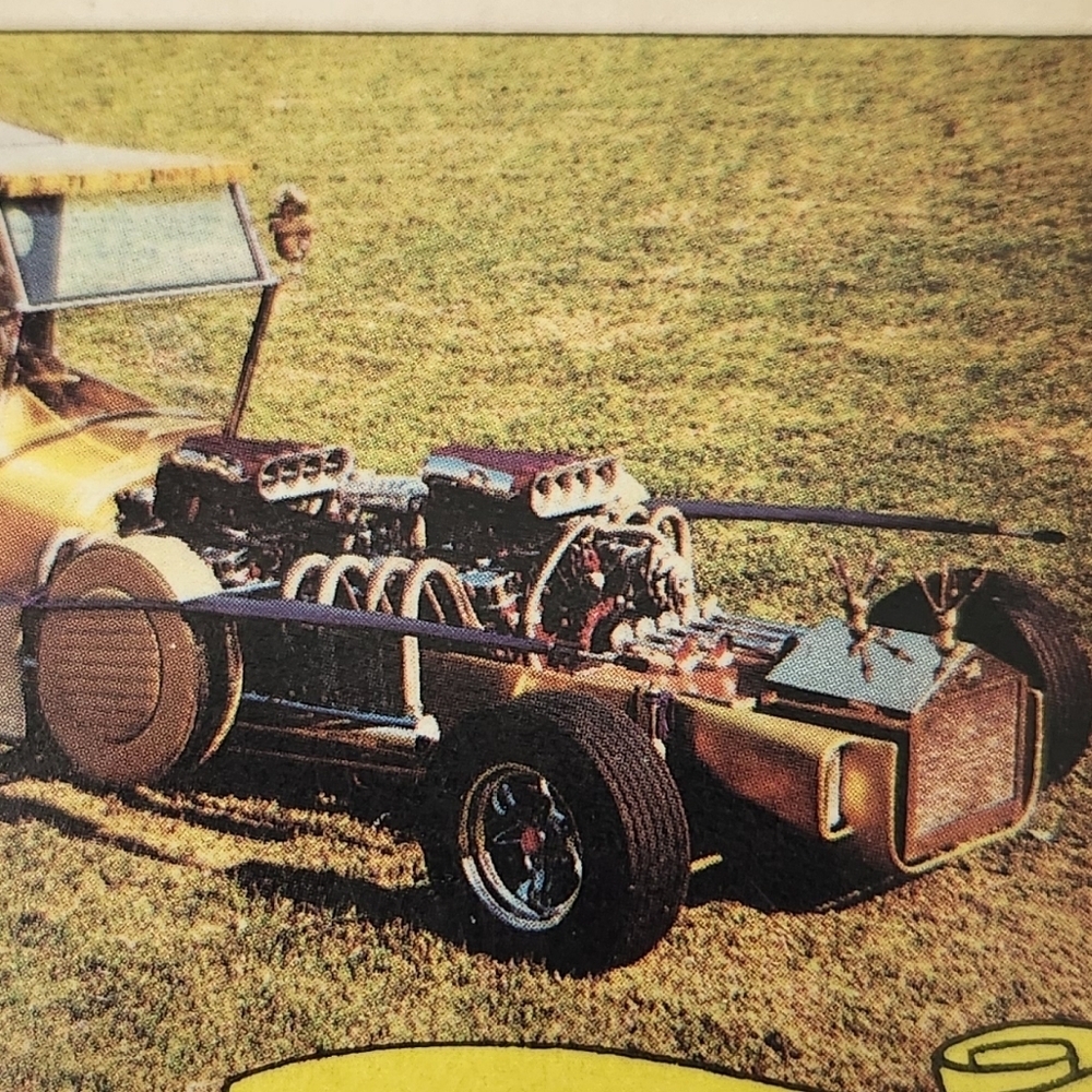 1974/1975 Fleer George Barris Kustom Cars Series 1 ZZR - Spy Rod Sticker Card Vn - Picture 11 of 14
